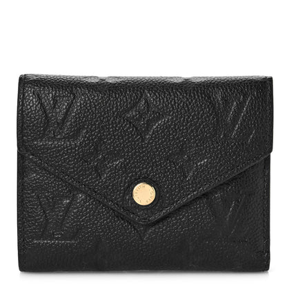 Louis Vuitton Empreinte Victorine Wallet Black 1 of 9