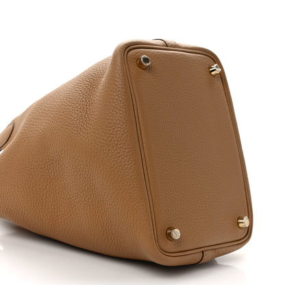 Hermes Taurillon Clemence Picotin Lock 18 PM Biscuit 7 of 9