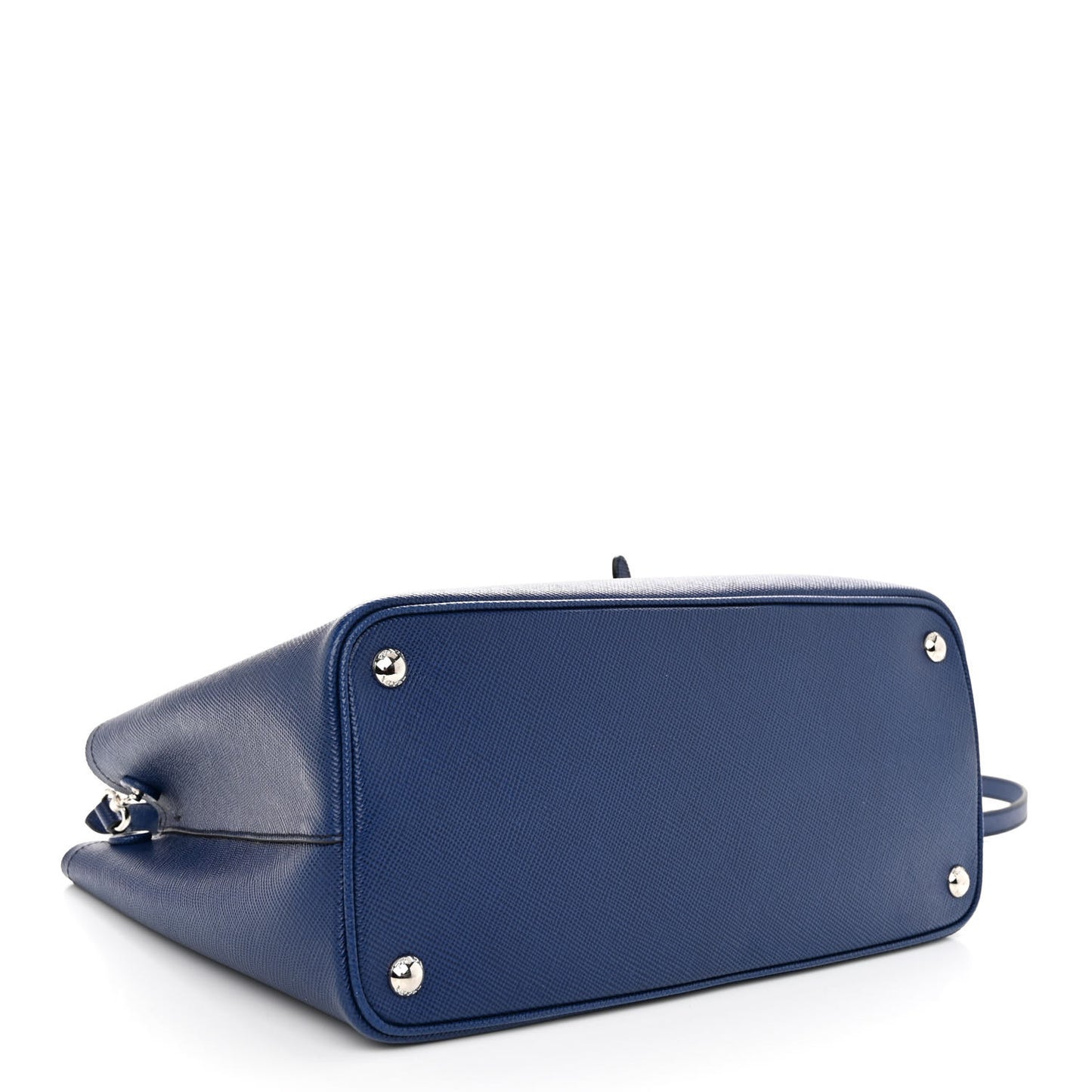 Saffiano Cuir Small Double Handle Tote Inchiostro