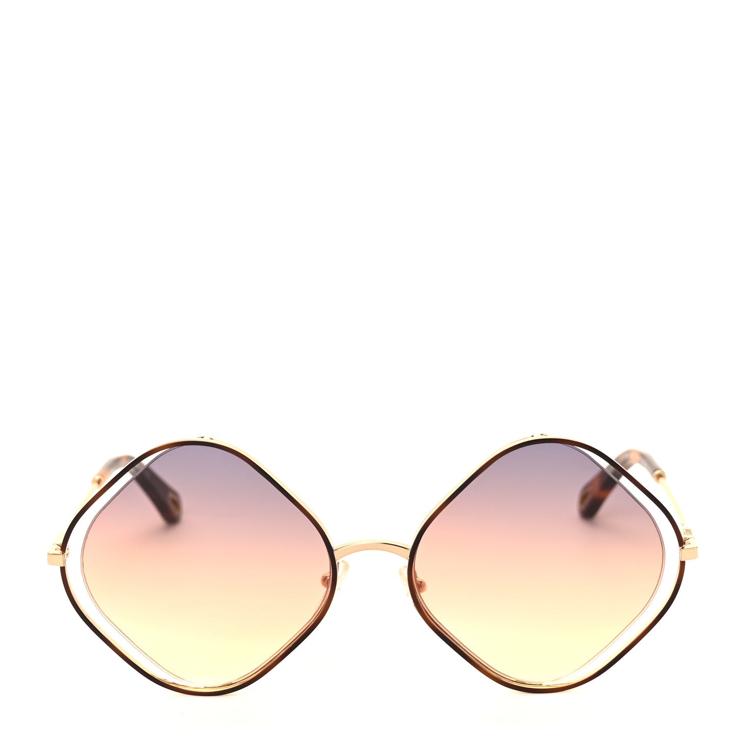 Metal Oversized Sunglasses CE159S Gold