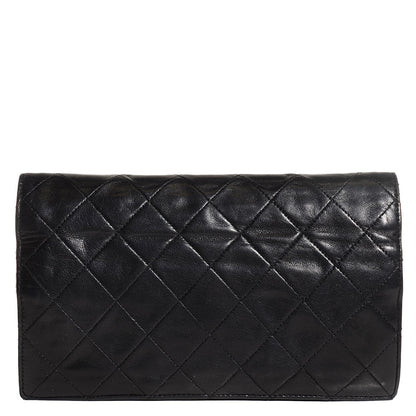 Chanel Lambskin Quilted Wallet Black 1 of 8