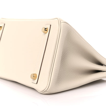 Hermes Togo Birkin 25 Craie 9 of 10