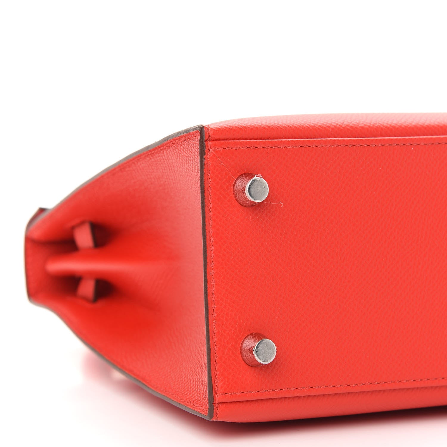 Hermes Epsom Verso Kelly Sellier 25 Rouge De Coeur Rouge Grenat 7 of 8