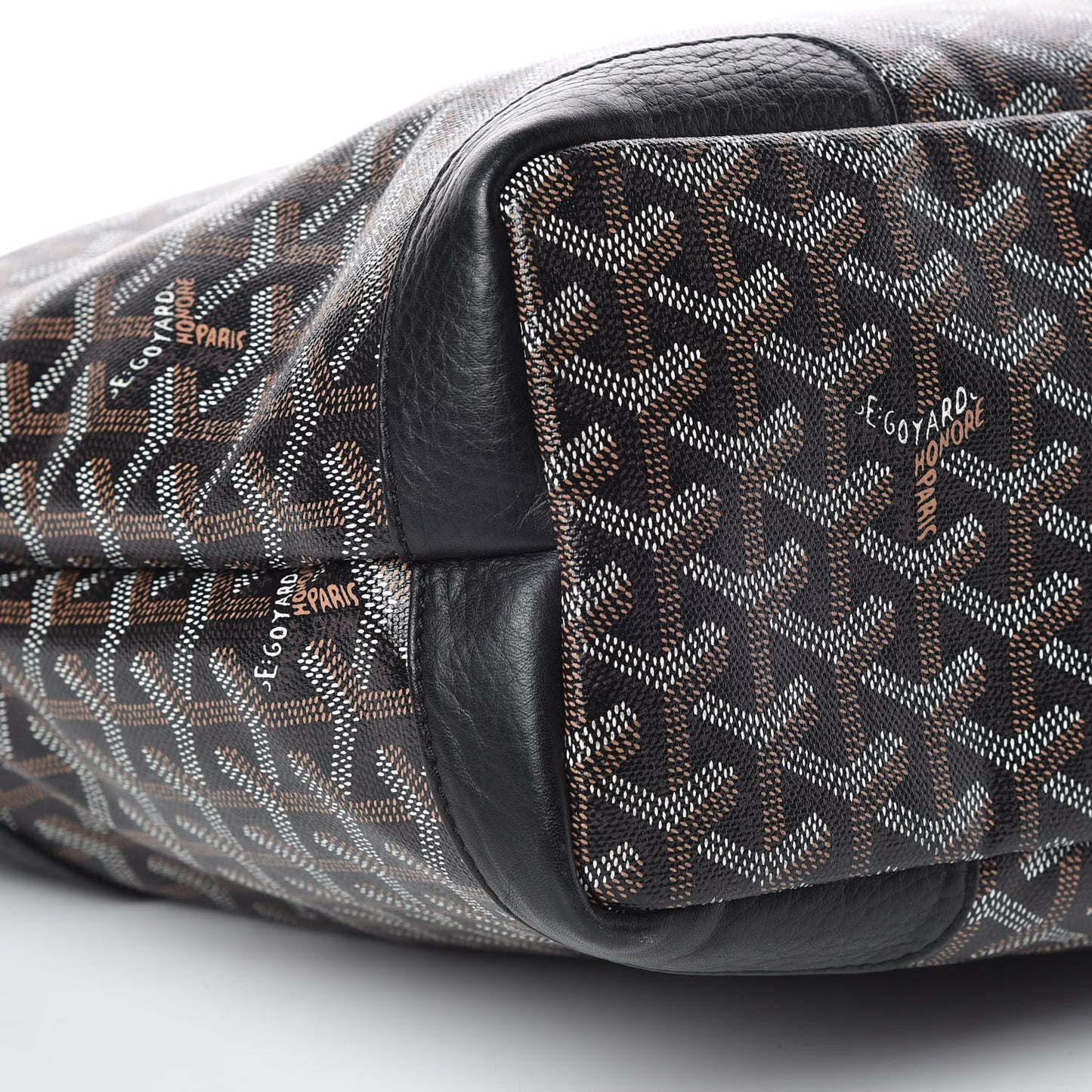 Goyardine Grenadines Hobo Black