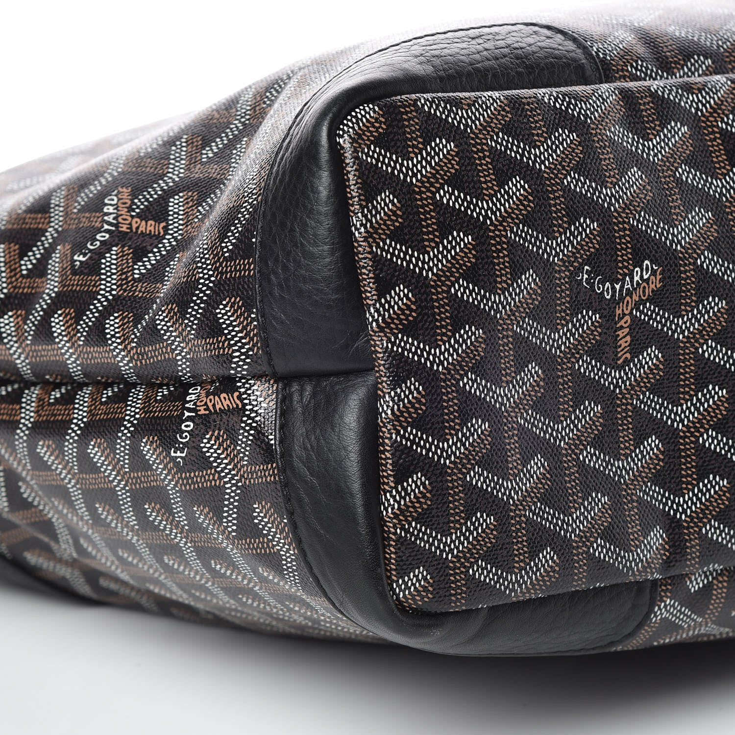 Goyard Goyardine Grenadines Hobo Black 8 of 9