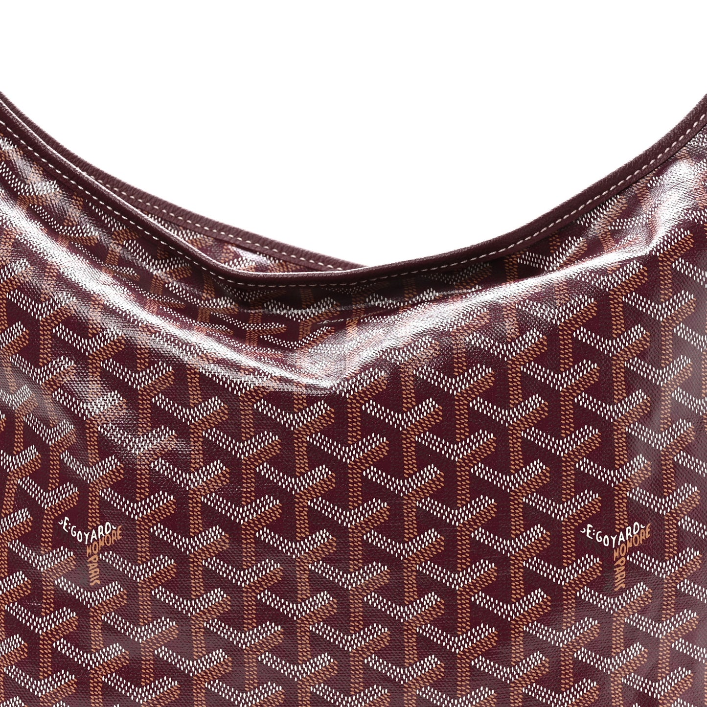 Goyardine Boheme Hobo Burgundy
