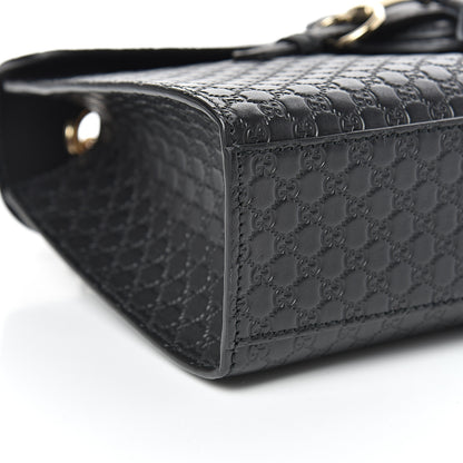 Gucci Microguccissima Medium Emily Chain Shoulder Bag Black 9 of 12