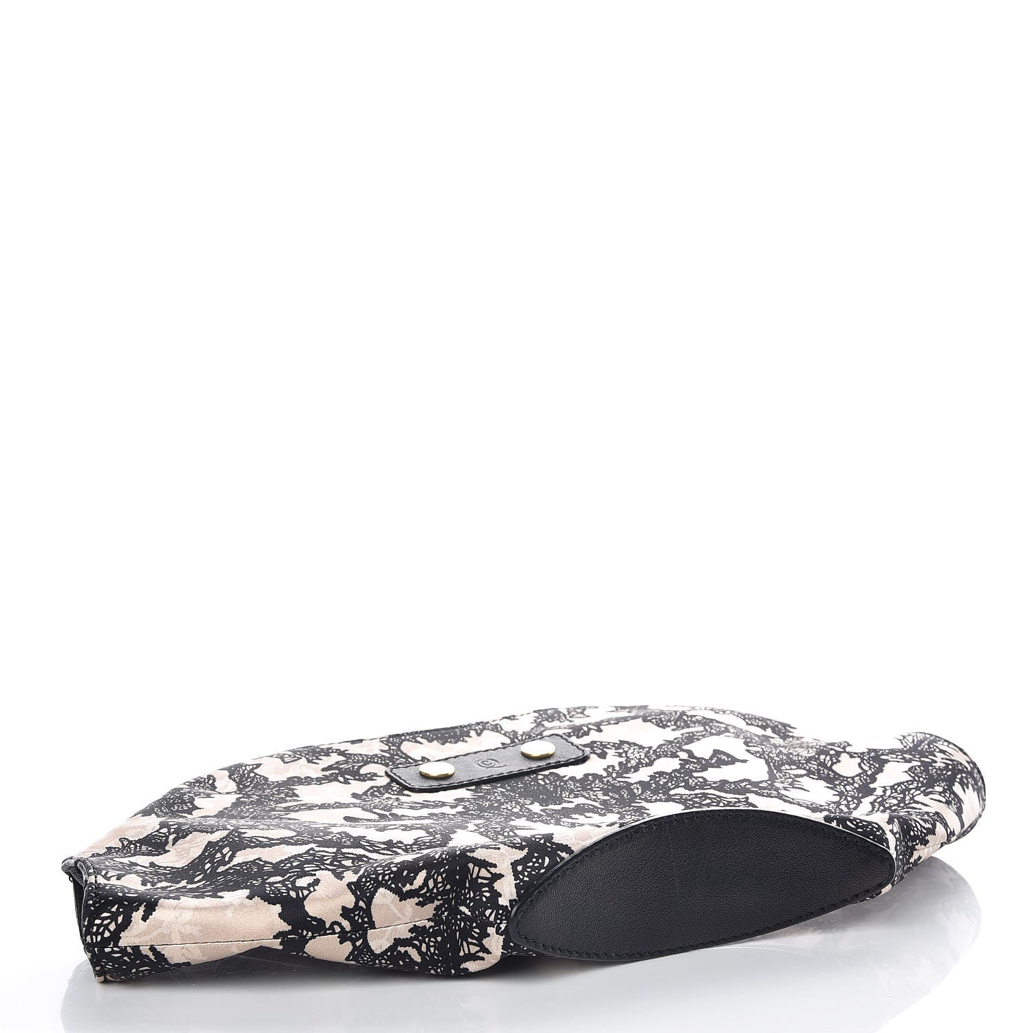 Alexander McQueen Silk De Manta Lace Print Clutch 4 of 7