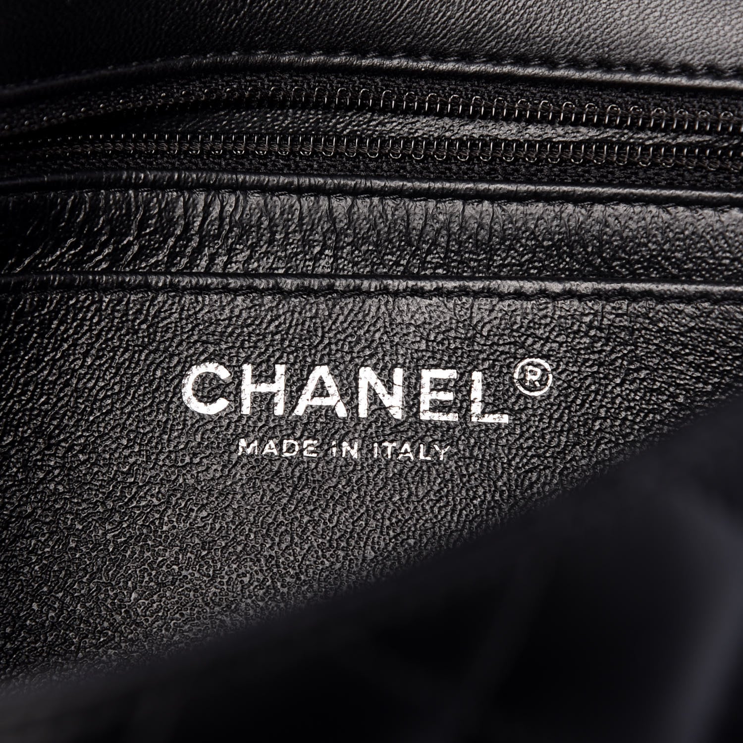 Chanel Lambskin Quilted Mini Square Flap Black 6 of 10