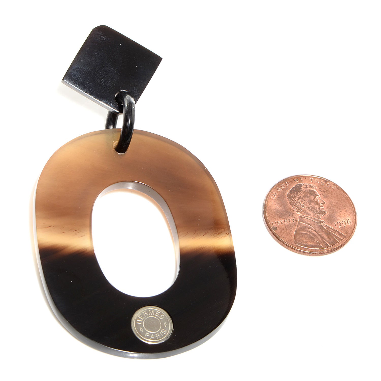 Hermes Buffalo Horn Isthme Earrings 2 of 6