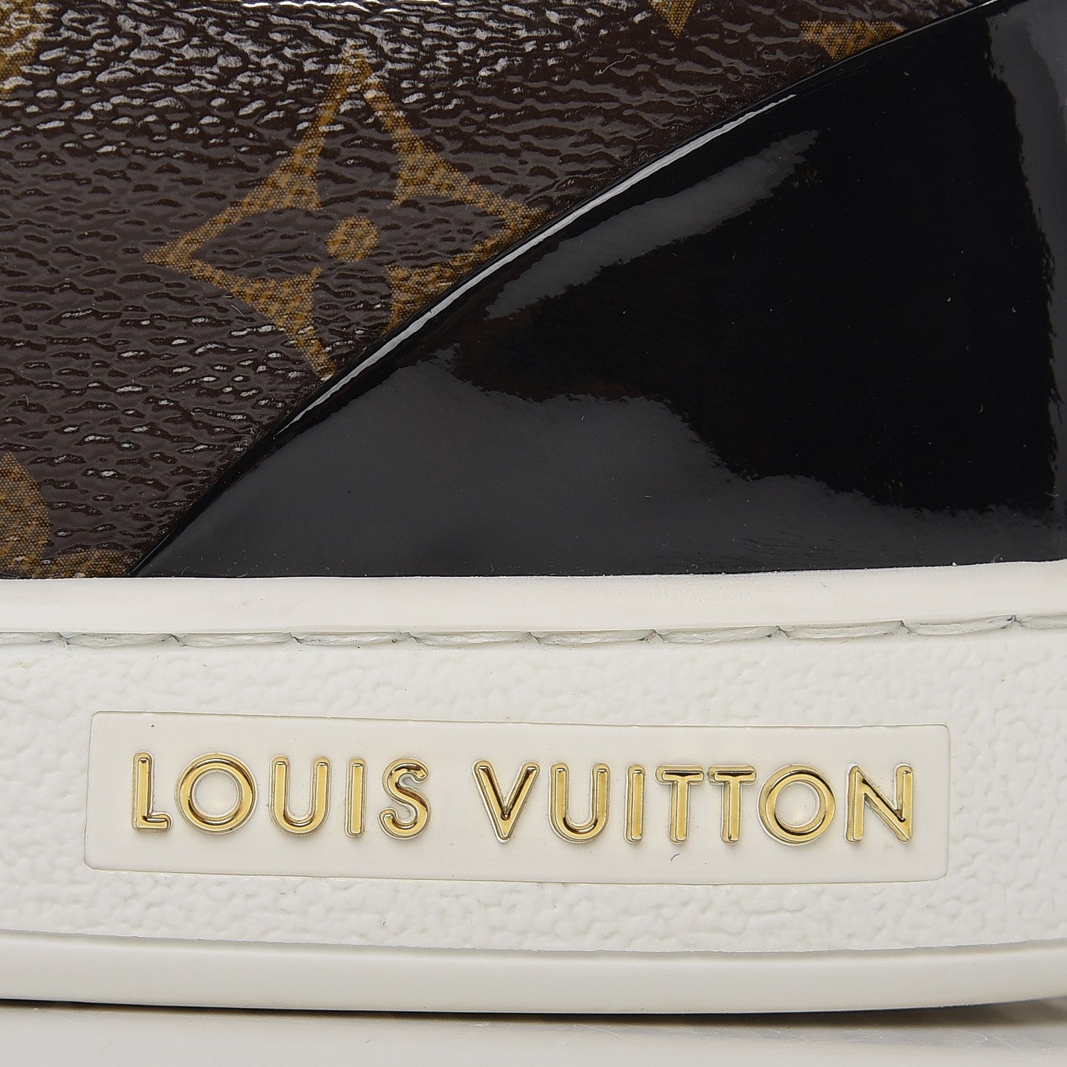 Louis Vuitton Patent Monogram Frontrow Sneakers 36.5 7 of 13