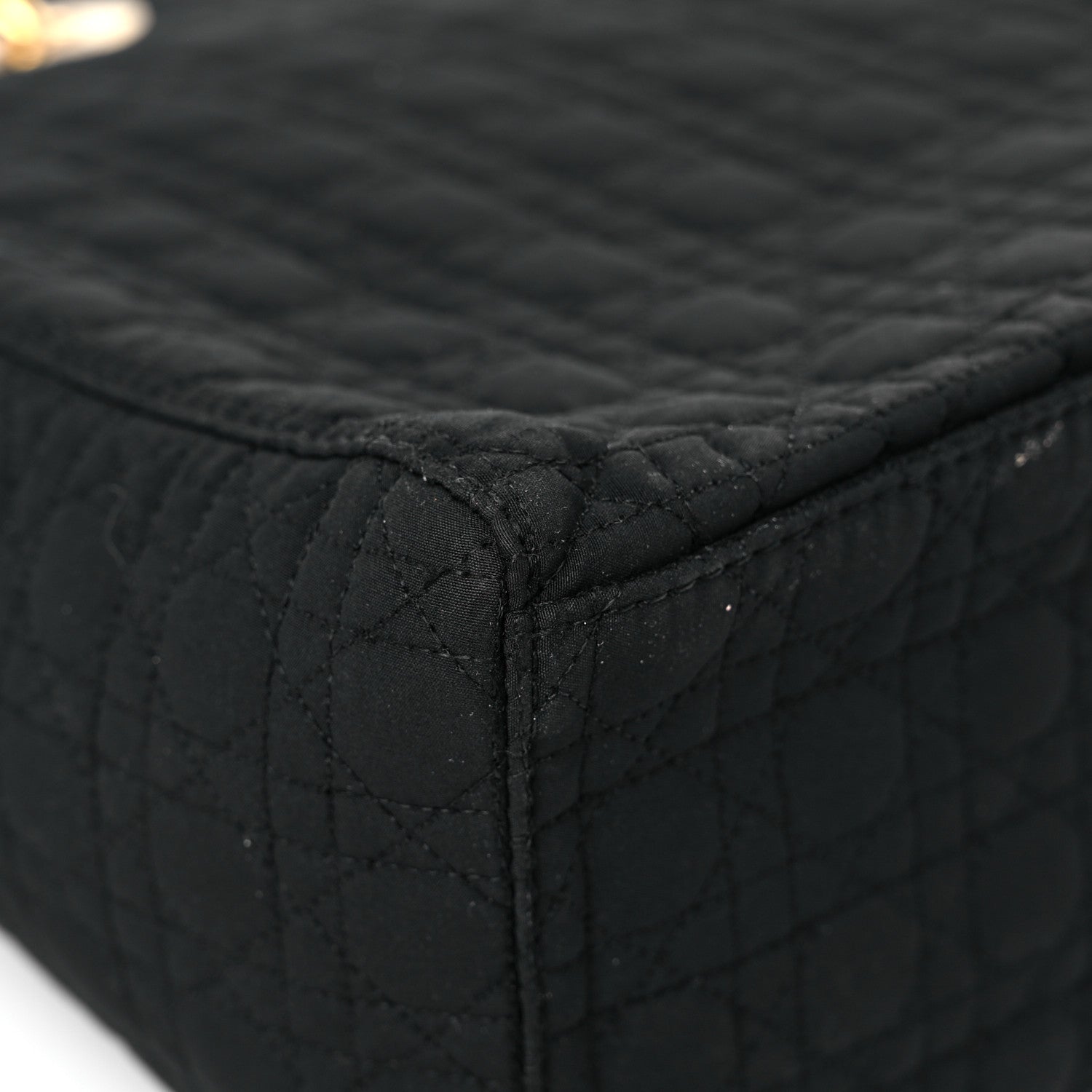 Christian Dior Nylon Cannage Large Lady Dior Black 8 of 20