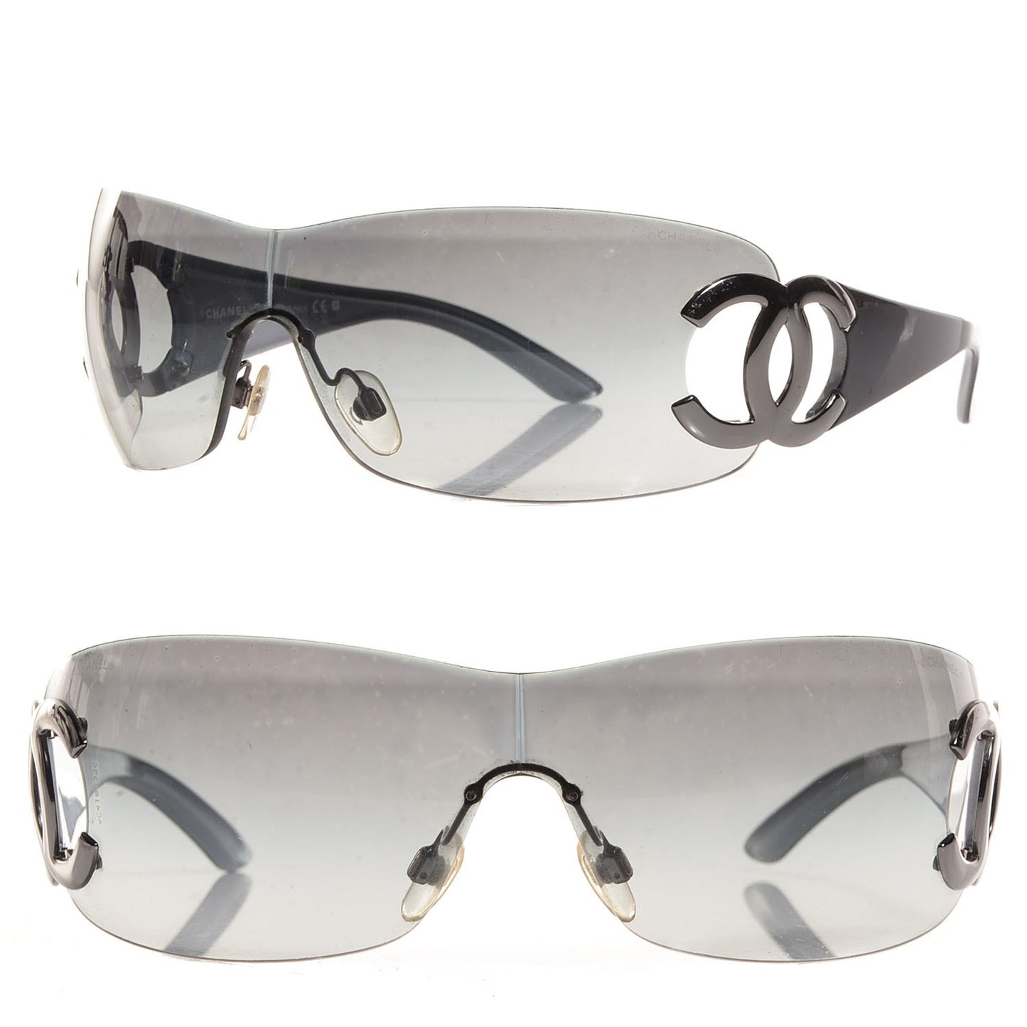 Frameless CC Logo Sunglasses 4125