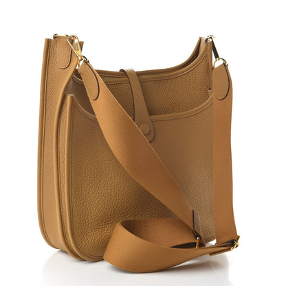 Hermes Taurillon Maurice Evelyne III PM Sesame 3 of 10
