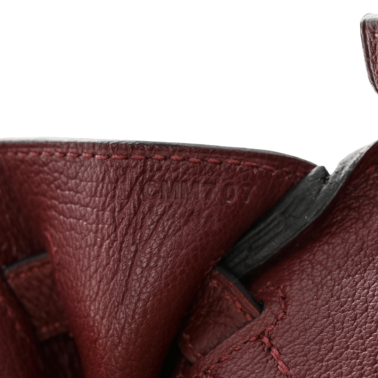 Hermes Togo Birkin 25 Rouge H 7 of 11