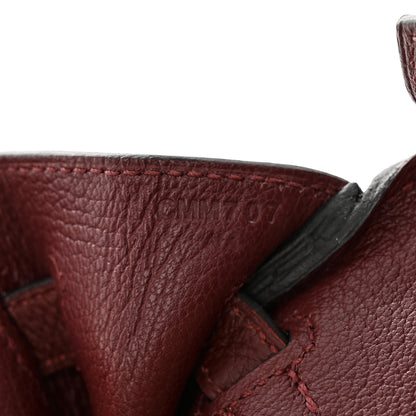 Hermes Togo Birkin 25 Rouge H 7 of 11