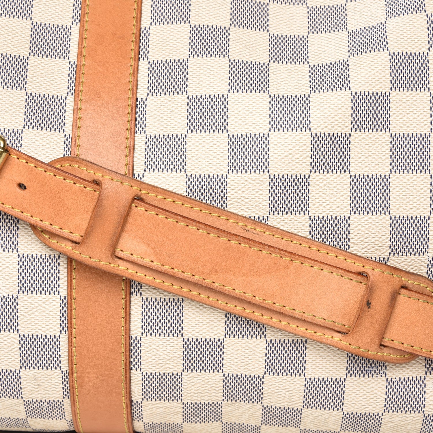 Louis Vuitton Damier Azur Keepall Bandouliere 45 10 of 14