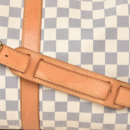 Louis Vuitton Damier Azur Keepall Bandouliere 45 10 of 14