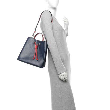 Louis Vuitton Epi Neonoe MM Indigo 2 of 13