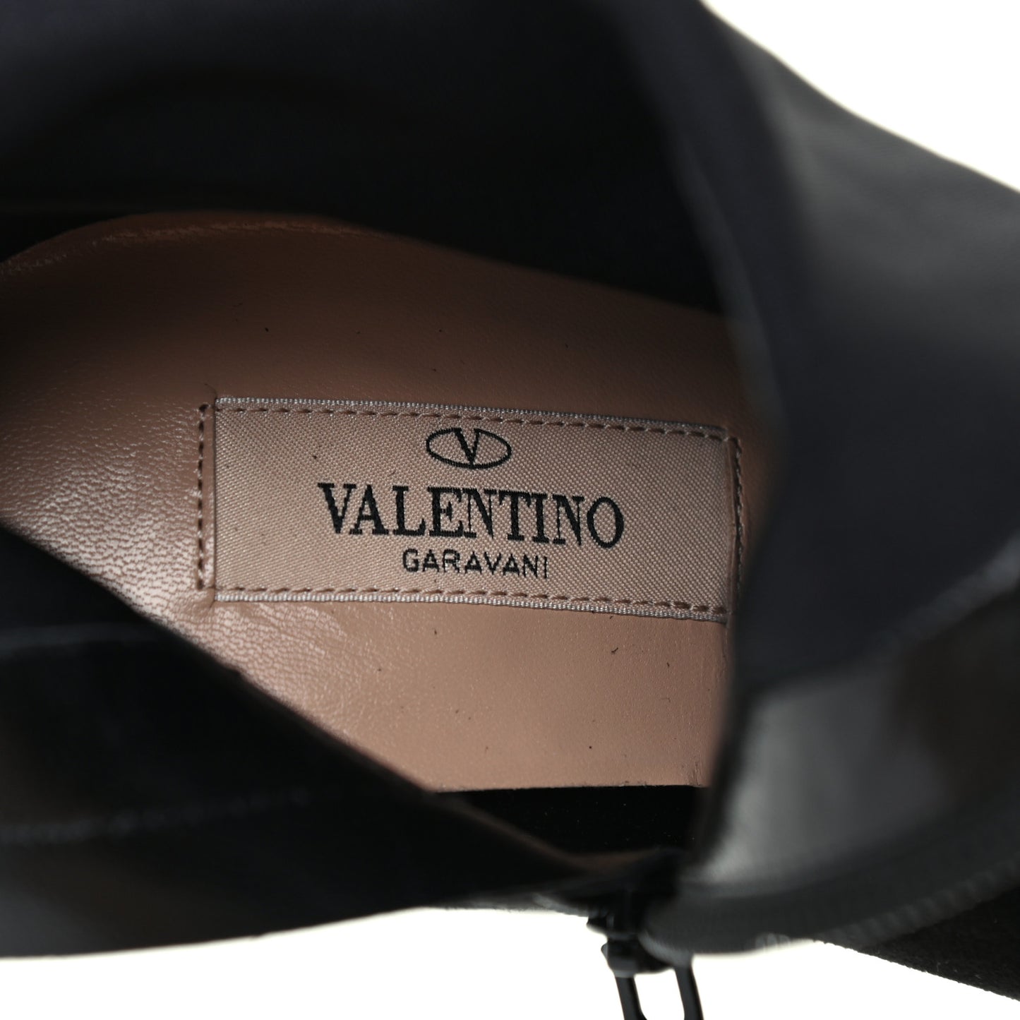 Suede Stretch 100mm Ankle Boots 36.5 Black