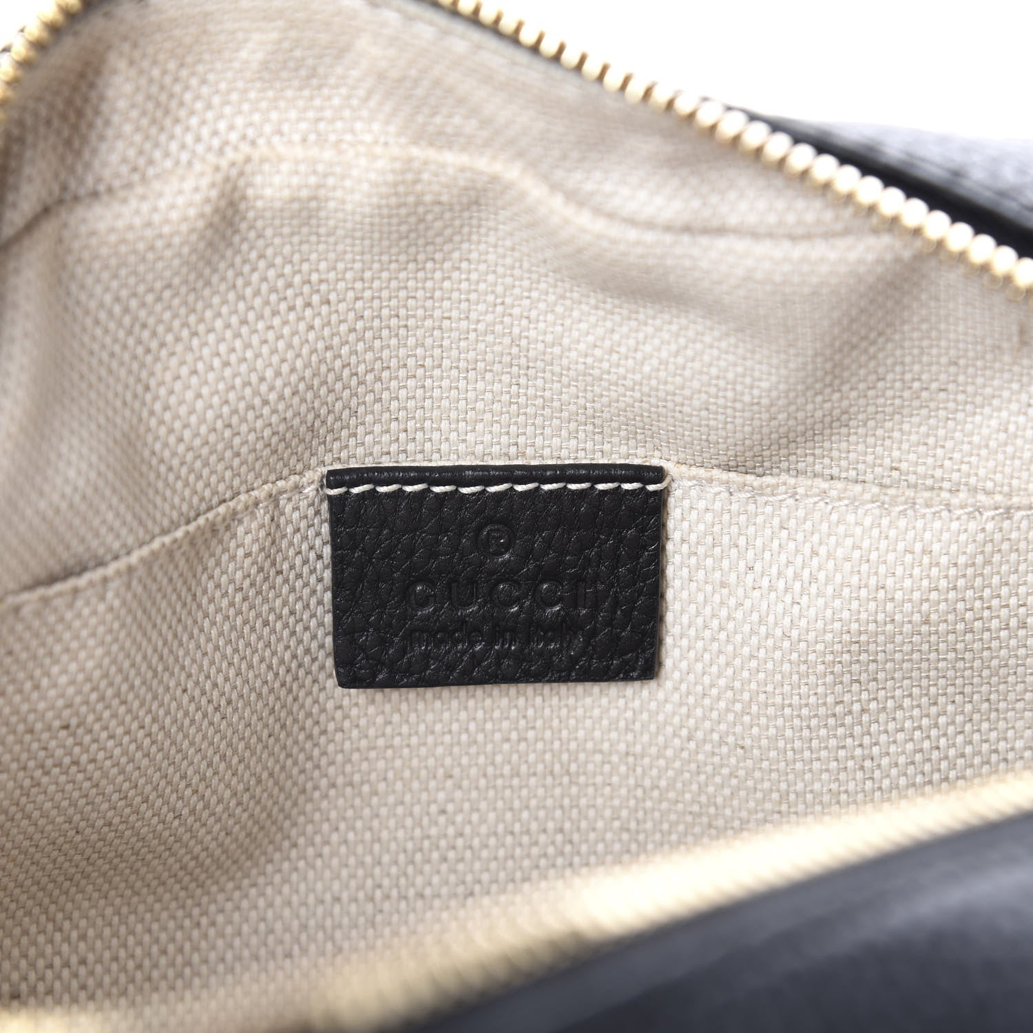 Gucci Pebbled Calfskin Small Soho Disco Bag Black 8 of 11