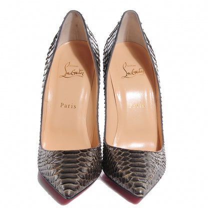 Christian Louboutin Python So Kate 120 Pumps 41 Bronze 2 of 7