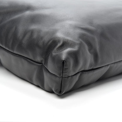 Mansur Gavriel Calfskin Reversible Pillow Tote Black Flamma 8 of 9