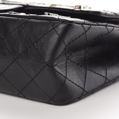 Chanel Aged Calfskin Lucky Charms 2.55 Reissue 225 Flap Black 10 of 12