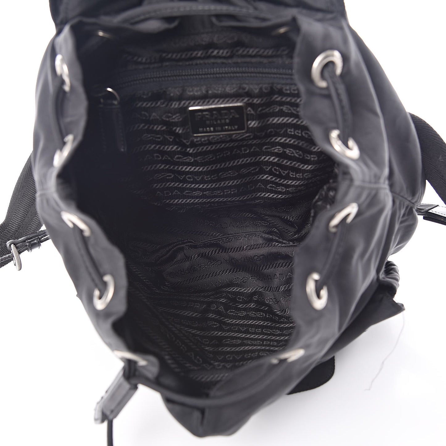 Tessuto Nylon Vela Small Backpack Black