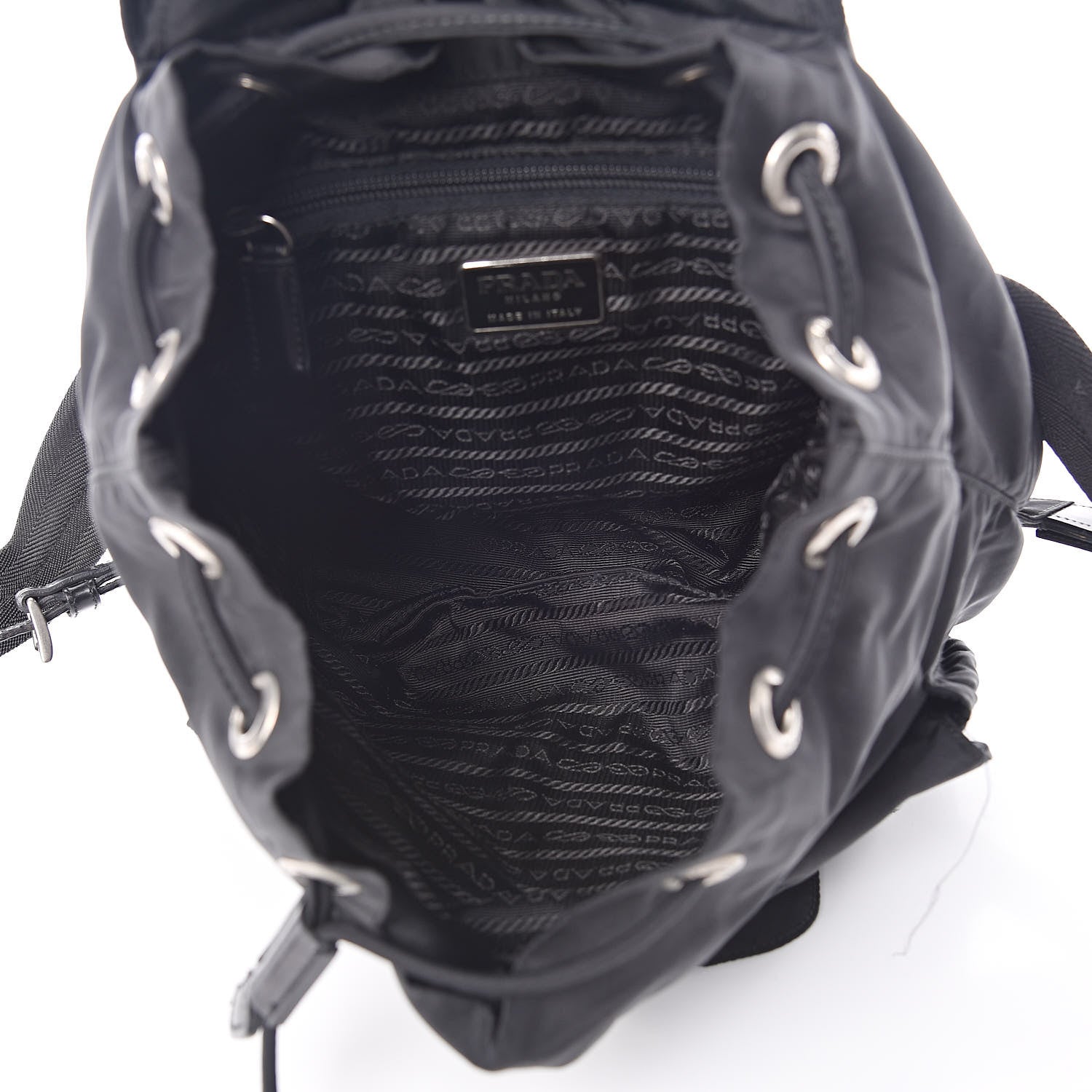 Prada Tessuto Nylon Vela Small Backpack Black 5 of 11