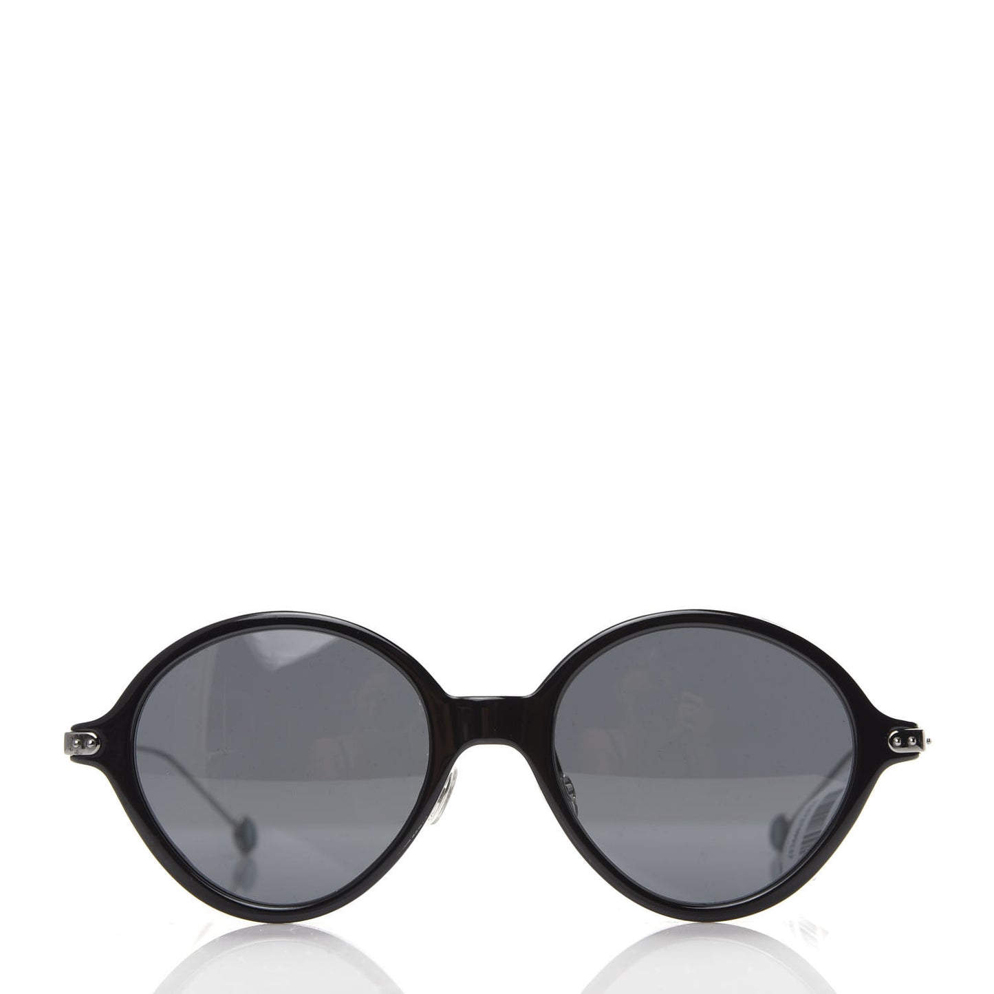 Acetate Round Umbrage Sunglasses Tortoise Black