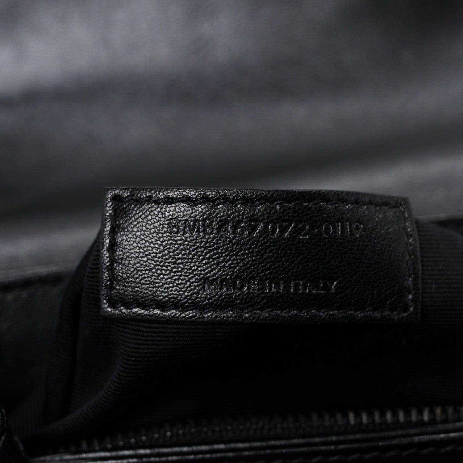 Saint Laurent Calfskin Y Quilted Monogram Monochrome Toy Loulou Crossbody Bag Black 7 of 10
