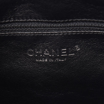 Chanel Metallic Aged Calfskin Quilted Medium Reissue Camera Case Black 8 of 9