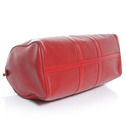 Louis Vuitton Epi Keepall 45 Red 4 of 7