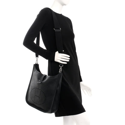 Hermes Soft Epsom Evelyne III GM Black 2 of 10