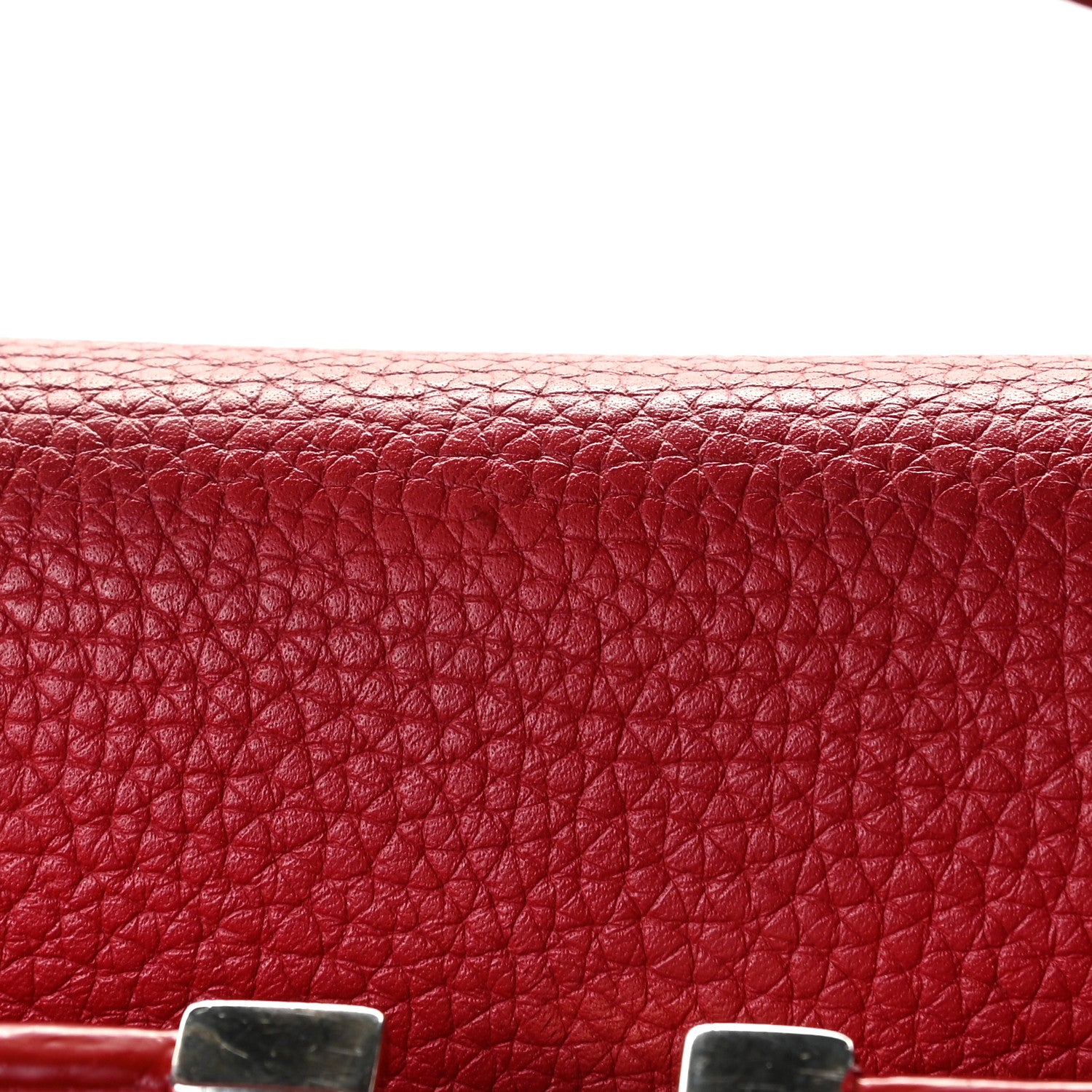 Louis Vuitton Taurillon Capucines BB Rubis 8 of 8