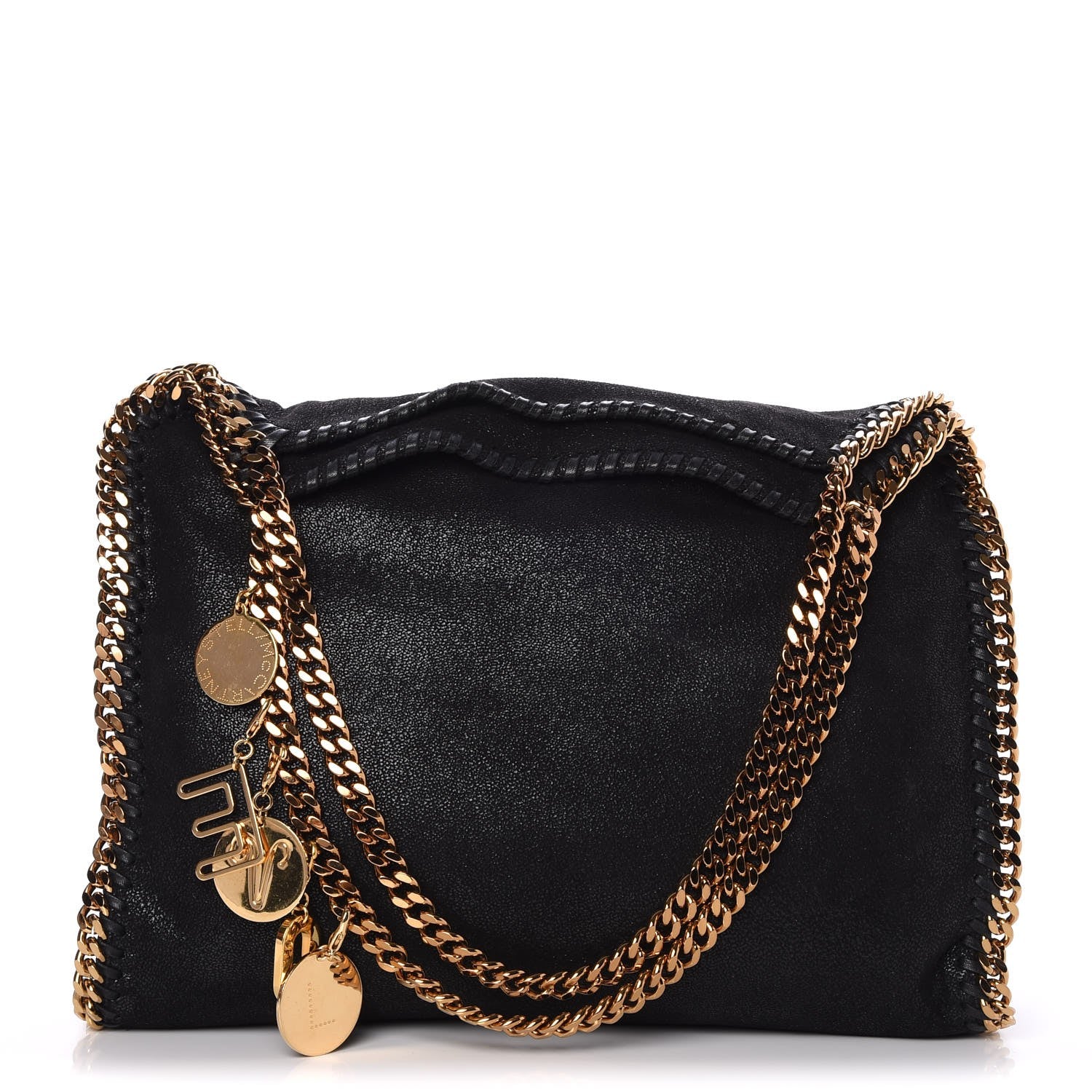 Stella McCartney Shaggy Deer Small Falabella Tote Black 1 of 11