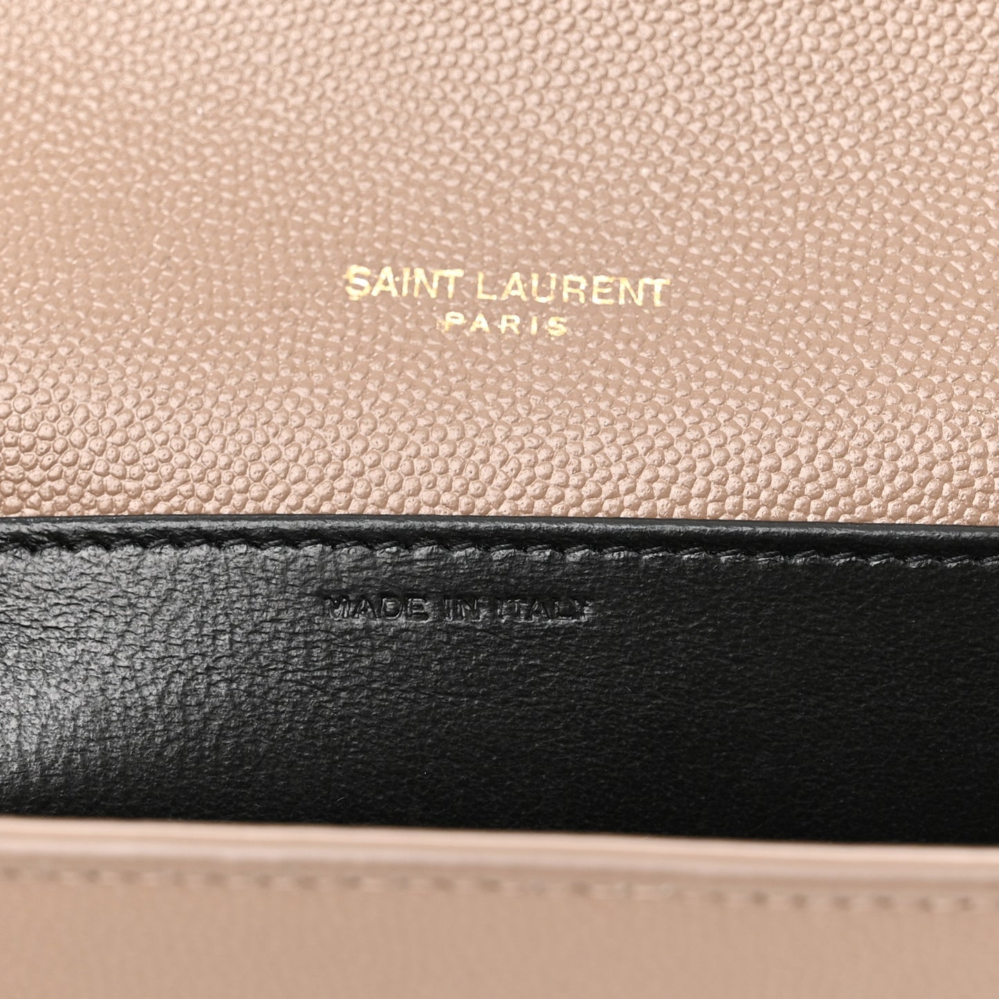 Grain De Poudre Monogram Uptown Chain Wallet Taupe
