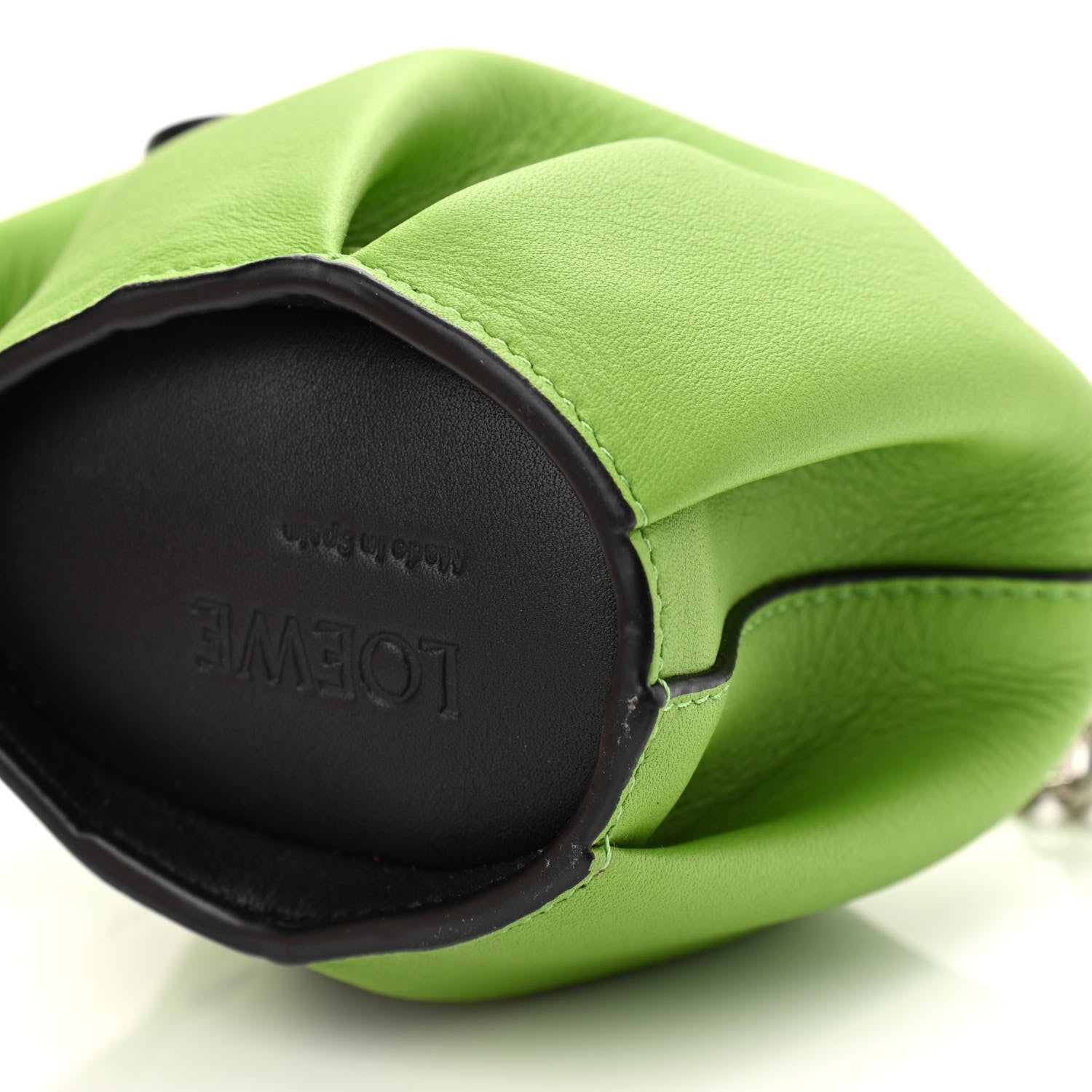 Loewe Calfskin Elephant Pouch Apple Green 10 of 10