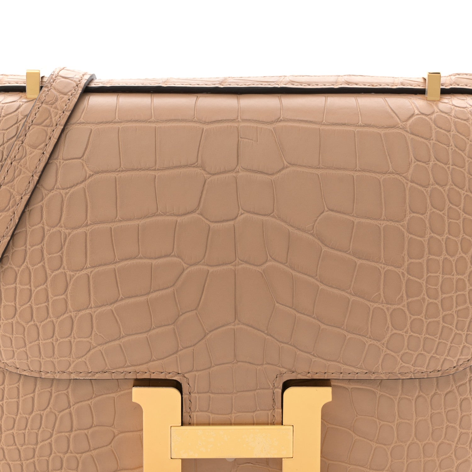 Hermes Matte Alligator Constance 18 Chai 8 of 11