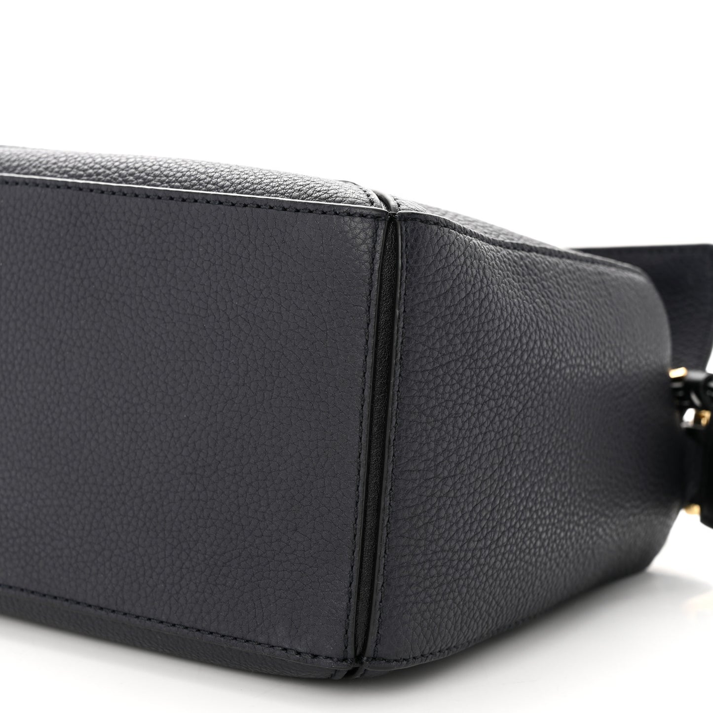 Calfskin Small Puzzle Bag Midnight Blue Black