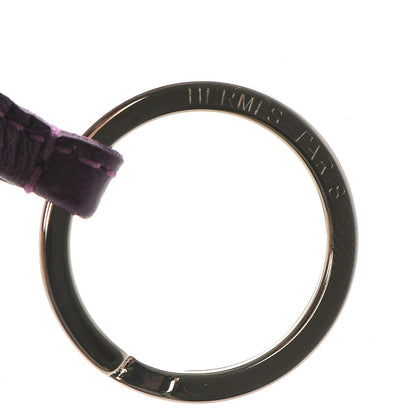 Hermes Lambskin Carmen Tassel Key Holder Violet 3 of 3