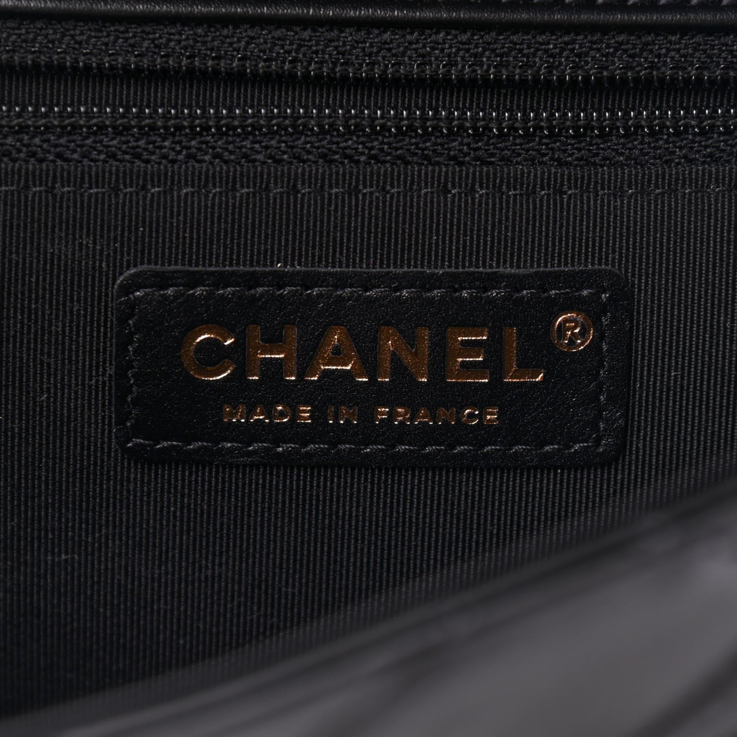 Chanel Crumpled Calfskin Medium Chain All Over Flap Black 6 of 9