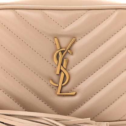 Saint Laurent Calfskin Matelasse Monogram Lou Belt Bag Dark Beige 8 of 11