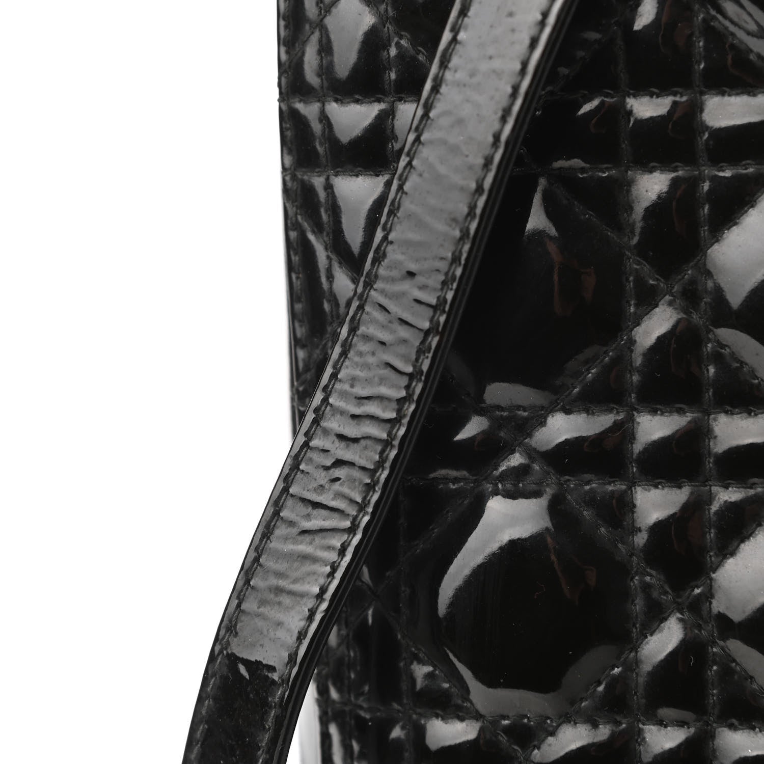 Christian Dior Patent Cannage Large Lady Dior Black 11 of 11