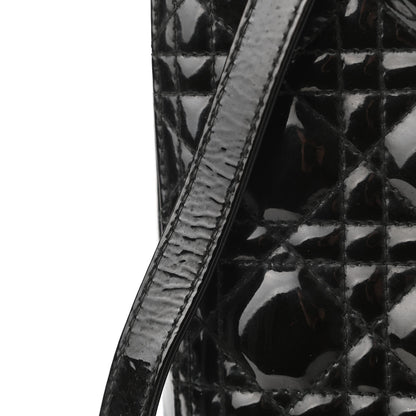 Christian Dior Patent Cannage Large Lady Dior Black 11 of 11