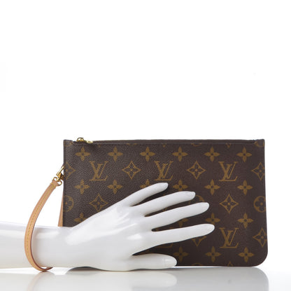 Louis Vuitton Monogram Neverfull MM GM Pochette 2 of 7