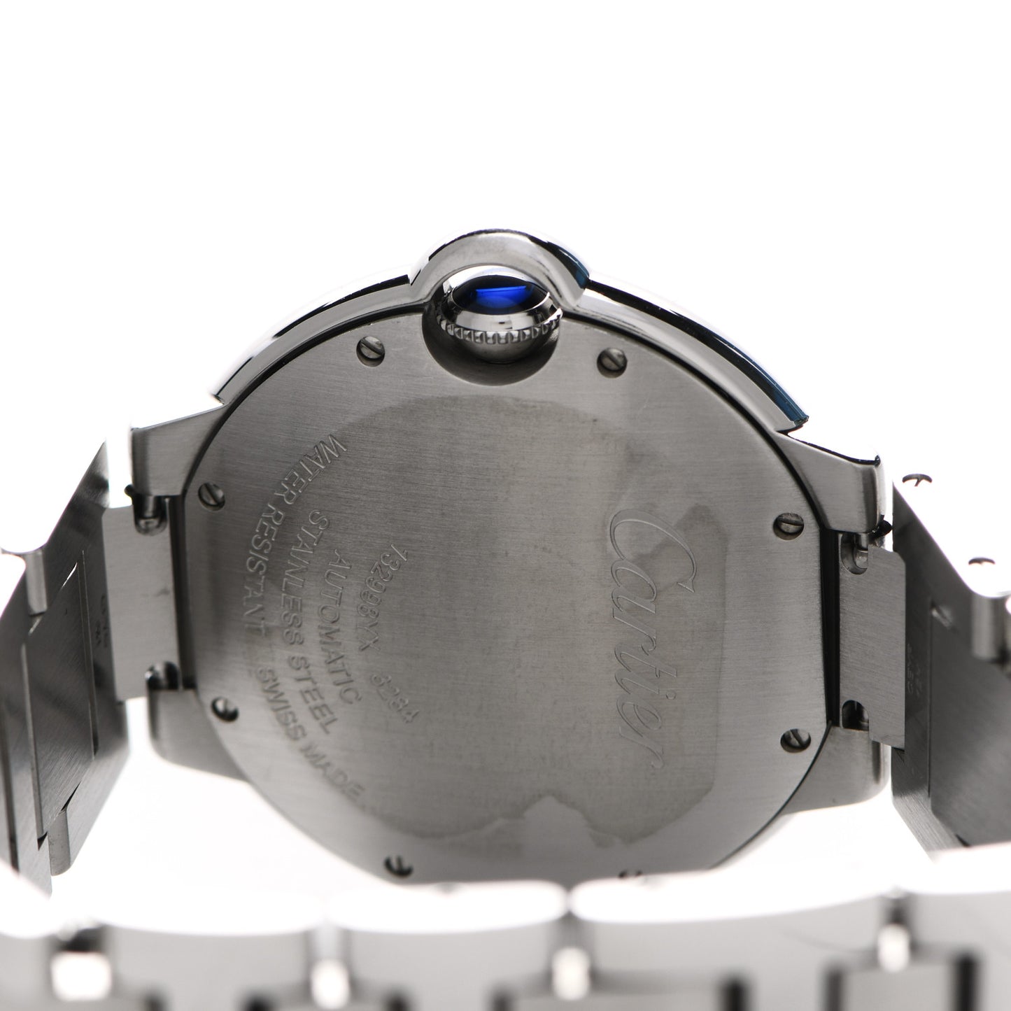 Stainless Steel Diamond Bezel 36mm Ballon Bleu De Cartier Automatic Watch