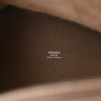 Hermes Taurillon Clemence Picotin Lock 18 PM Etoupe 6 of 13