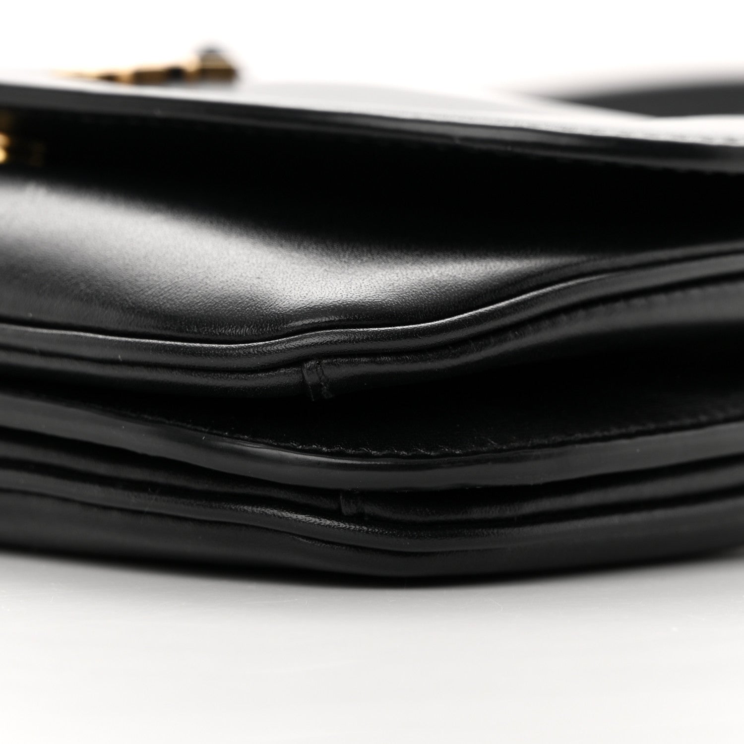 Saint Laurent Smooth Calfskin Small Charlie Shoulder Bag Black 10 of 17